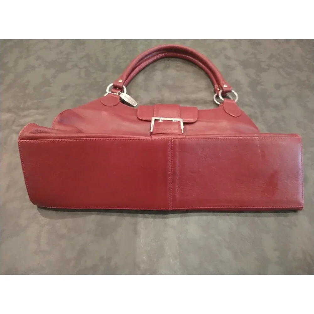 Sopheea Leather Hobo Bag Red Boho  Y2k Vintage